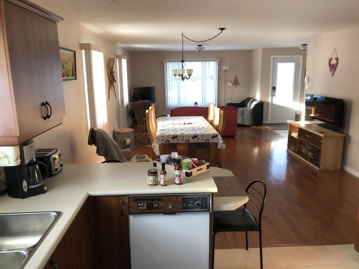 Le Chalet De Claude, Au Pied Des Monts-Valin Saint-David-de-Falardeau Exterior foto